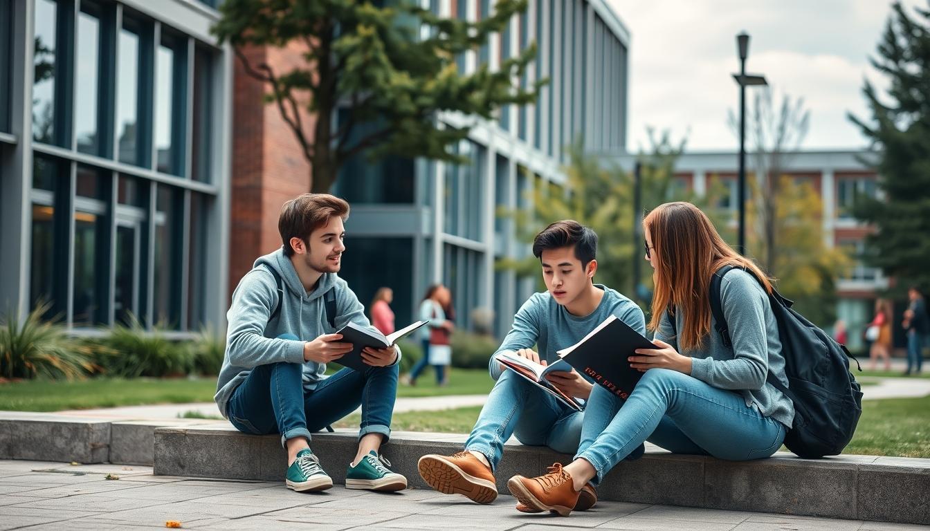 Structured study materials and learning resources on a desk